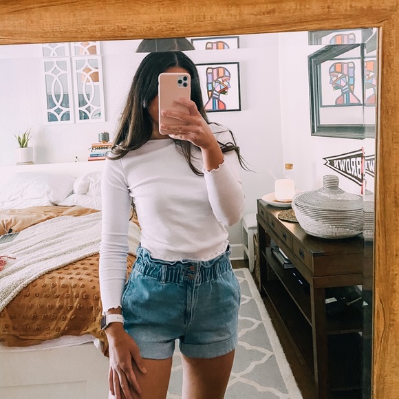 paperbag shorts hollister